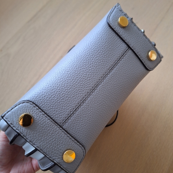 NWT Michael Kors Mercer Medium Accordion Messenger  retail Store Style - Picture 9 of 10